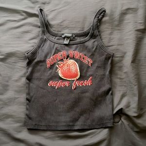 strawberry tank top forever 21